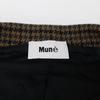 Mun Brown Houndstooth Wool Coat coat 36 BrownUsed