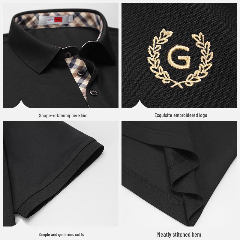 Goldlion GY2026 Men's Premium Short Sleeve Polo Shirt