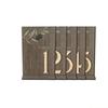 QX2E Stylish Wedding Table Number Pine Table Marker With Delicate Sages For Wedding Anniversary Or Gathering