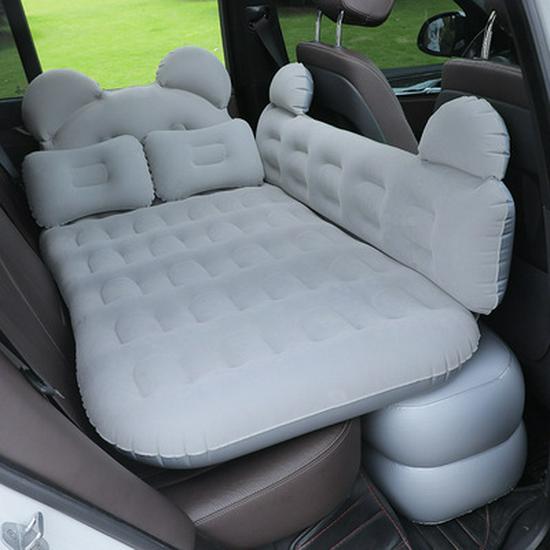 Inflatable Car Mattress for SUV and Sedan - Folding Travel Bed for Sleep and Self-Driving Tours
