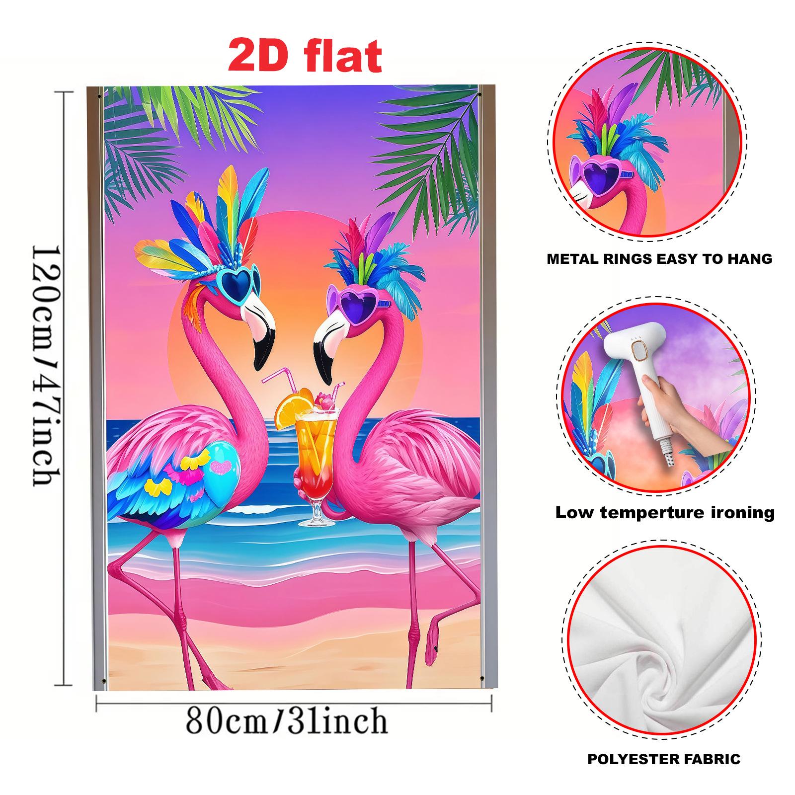 Hawaiian Beach Theme Summer Party Window Decoration Banner 80*120CM
