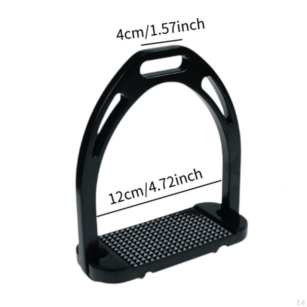 2 sztuki Strzemiona ze stopu aluminium Wymiana Wytrzymałe Łatwe w instalacji Sprzęt jeździecki Jazda konna