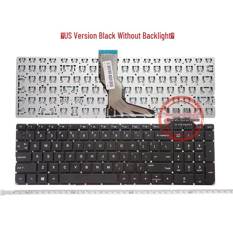 Compatible Keyboard for HP 15-AE, 15-AX, 15-ak002, ak085, ak030, ak011, ak012, and M6-W Models