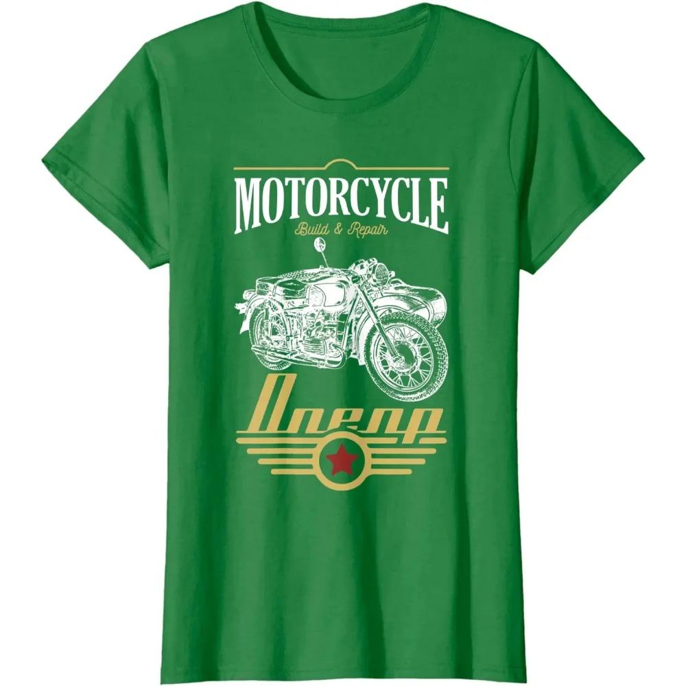 Kyjev Dněpr Motocykl Offroad Motocyklista Tričko 100% Bavlna O-Krk Léto Krátký Rukáv Ležérní Pánské Tričko