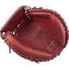ZETT Soft Baseball Catcher's Mitt Soft Steer Bordeaux Brown Right Pitch BRCB35322