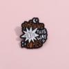 Fashionable Colorful Letter Brooch Pin With Durable Enamel Coating For Statement Accessory