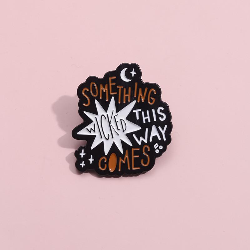 Fashionable Colorful Letter Brooch Pin With Durable Enamel Coating For Statement Accessory