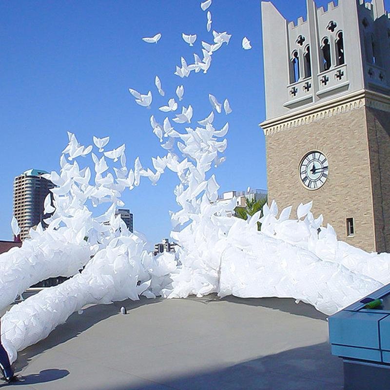 1ks Holubí balón Balónky Dekorace Holub Venkovní Svatba Narozeniny Polyesterová Fólie