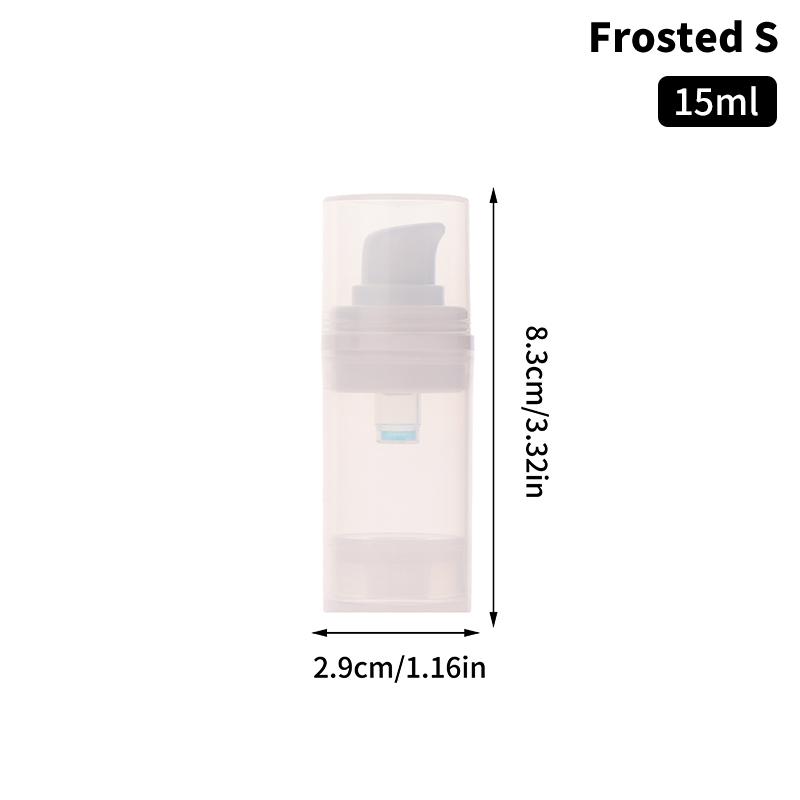 15/30/50ml Leere Airless-Pumpflaschen – Mini-Kosmetikbehälter für Lotion, Emulsion und Reisegebrauch