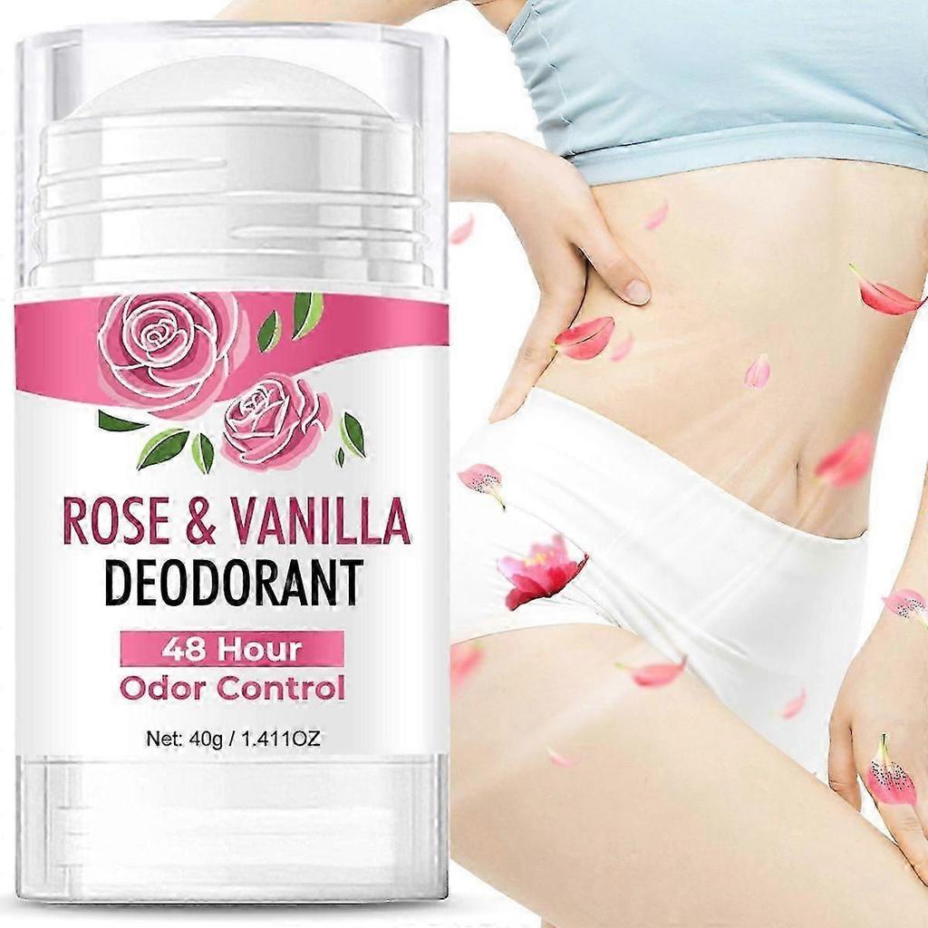 48-Hour Odor Control & Antiperspirant Roll-On- Natural Deodorant for Sensitive Skin, Sweat Protection & Long-Lasting Freshness
