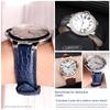 18-11mm 20-12mm Crocodile Genuine Leather Watchband For Cartier Blue Balloon Wsbb0025 Bracelet Watch Men's Women's Replace Strap