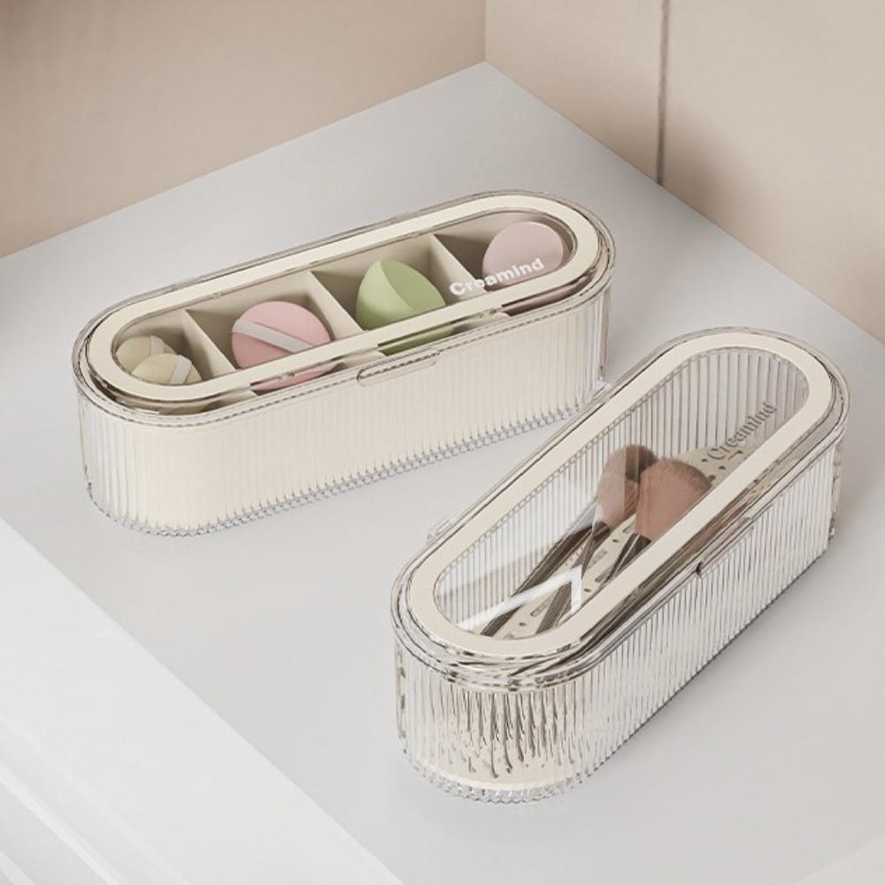 With Lid Makeup Brush Storage Box Large Capacity Makeup Tool Holder  Bathroom