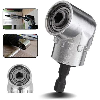 2Pcs 90 Degree Angle Drill Adapter, 105 ° 1/4 Right Angle Drill Accessory Multifunctional Accessory Commonly Used Tool Supplies