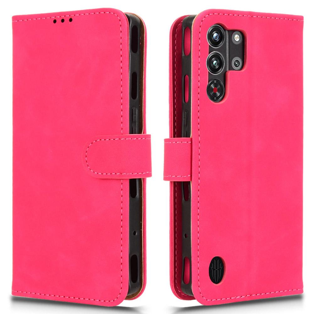 Dla ZTE nubia Red Magic 10 Pro 5G Skórzane Etui Skóra w Dotyku Odporne na Upadki Portfel Klapka Pokrowiec na Telefon