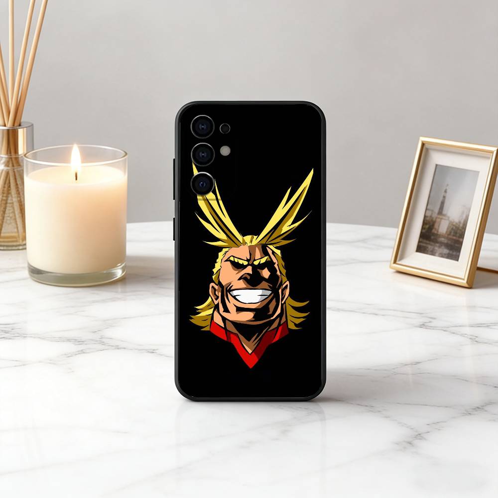 

A-All M-Might T-Toshinori Y-Yagi-AMTY Phone Case For Samsung S25,S24,S21,S22,S23,S30,Ultra,S20,Plus,Fe,Lite,Note,10,Black Cover Samsung S25