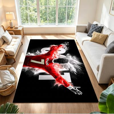 Cristiano Ronaldo Carpet Perfect for Kitchen Game Room Bedrooms Foyer Anti-slip Rug Office Home Decor