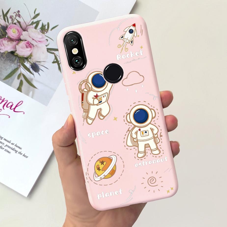 For Xiaomi Redmi 6 Pro Case Cute Dinosaur Cartoon Cover Soft Silicone Phone Case For Xiaomi Redmi Note 6 Pro Note6 Fundas Bumper