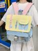 School Style College Backpack With Fabric For Girls Education Use