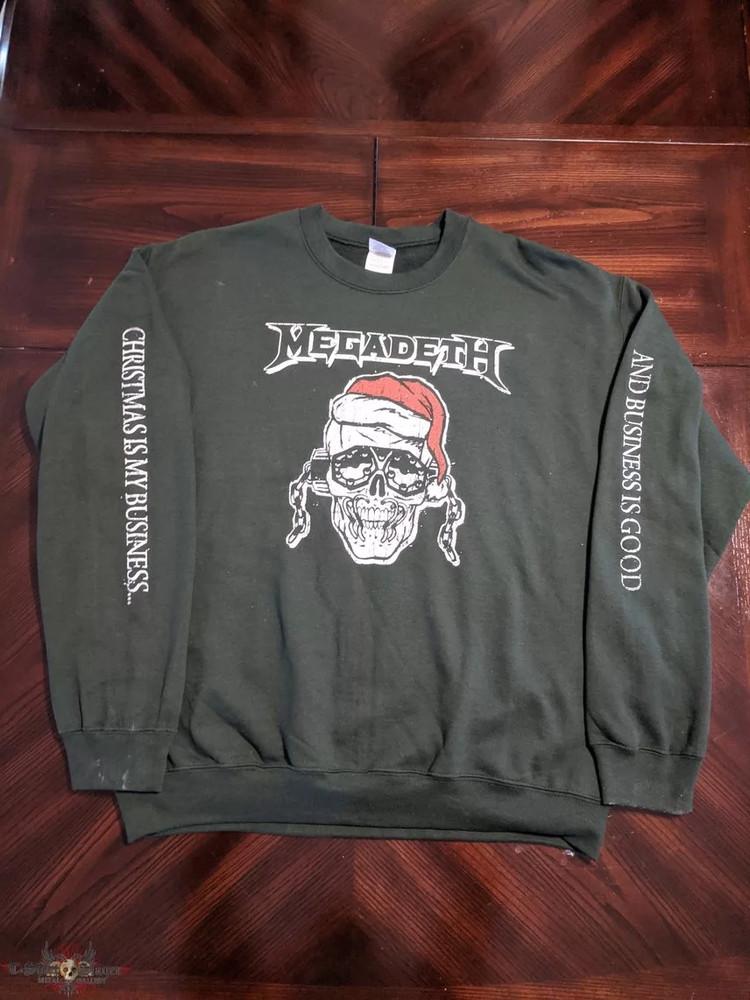 Black Megadeth Christmas is My Business Sweater Shirt Unisex All Size AR675 Unisex T-Shirt L