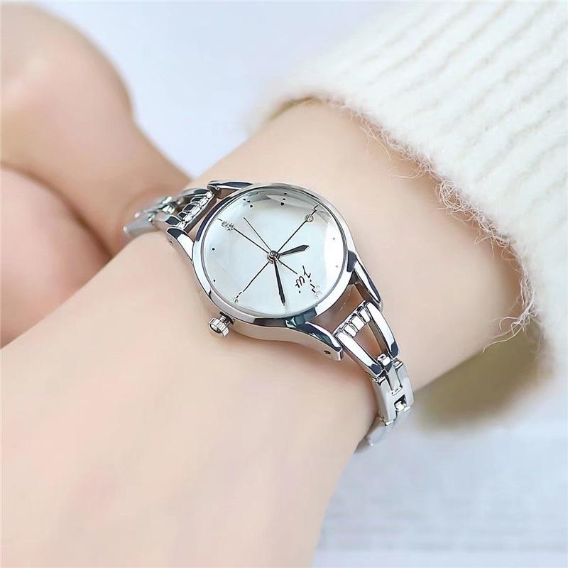 Women's Steel Band Watches, Niche Elegant Style, Simple Design, Quartz Watches Compact And Exquisite