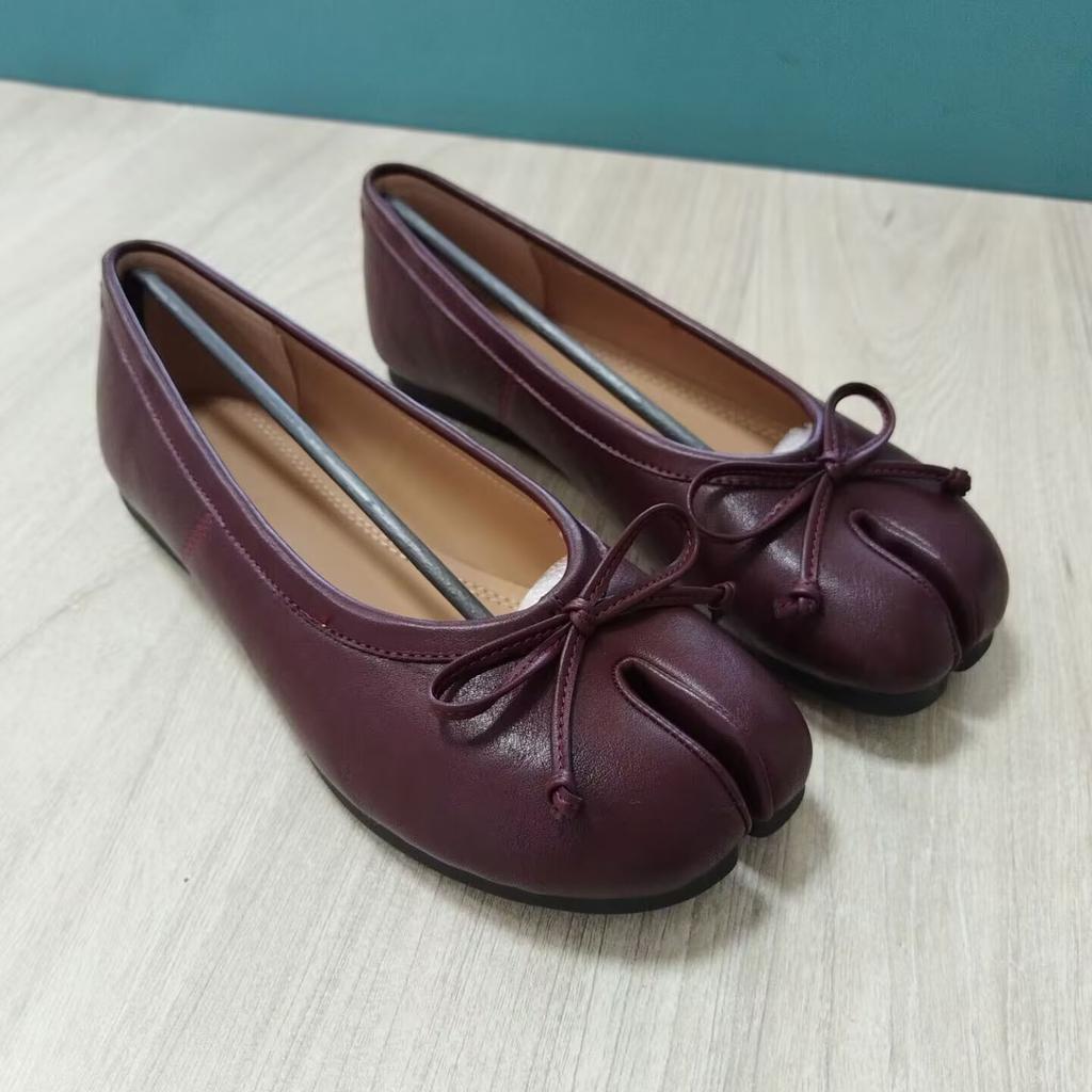 888-1 point-toed shoes women's retro classic ballet pig's trotters flat-soled soft-soled shallow-mouth shoes horseshoe single shoes