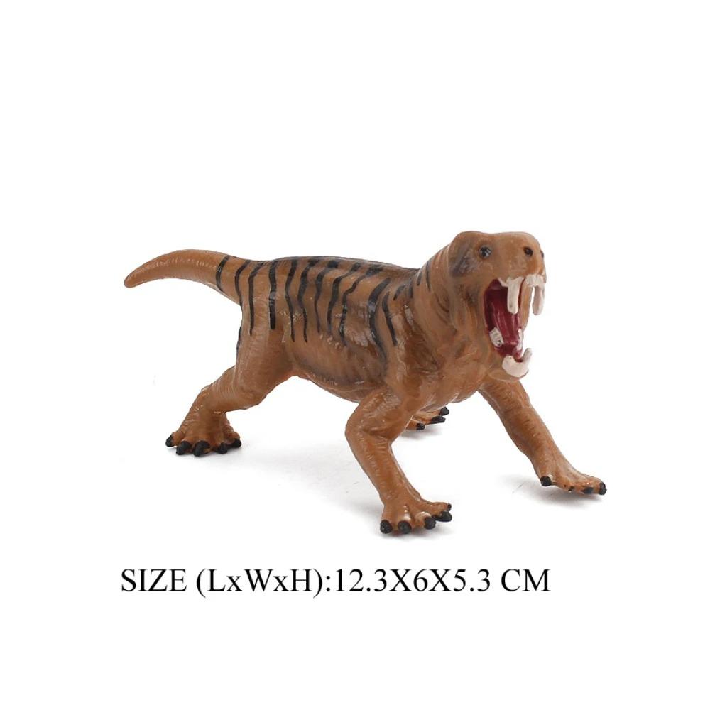 Realistische Wilde Dieren Arctische Wolf Buidelwolf Gorgonops Manenwolf Model Actiefiguren Jungle Bos Dier Speelgoed voor Kinderen