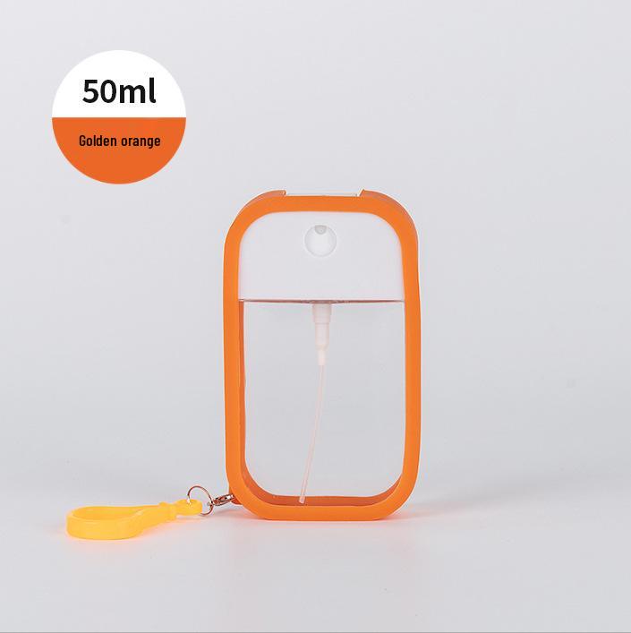 Portable Press-On Silicone Hydrating Perfume Spray Bottle