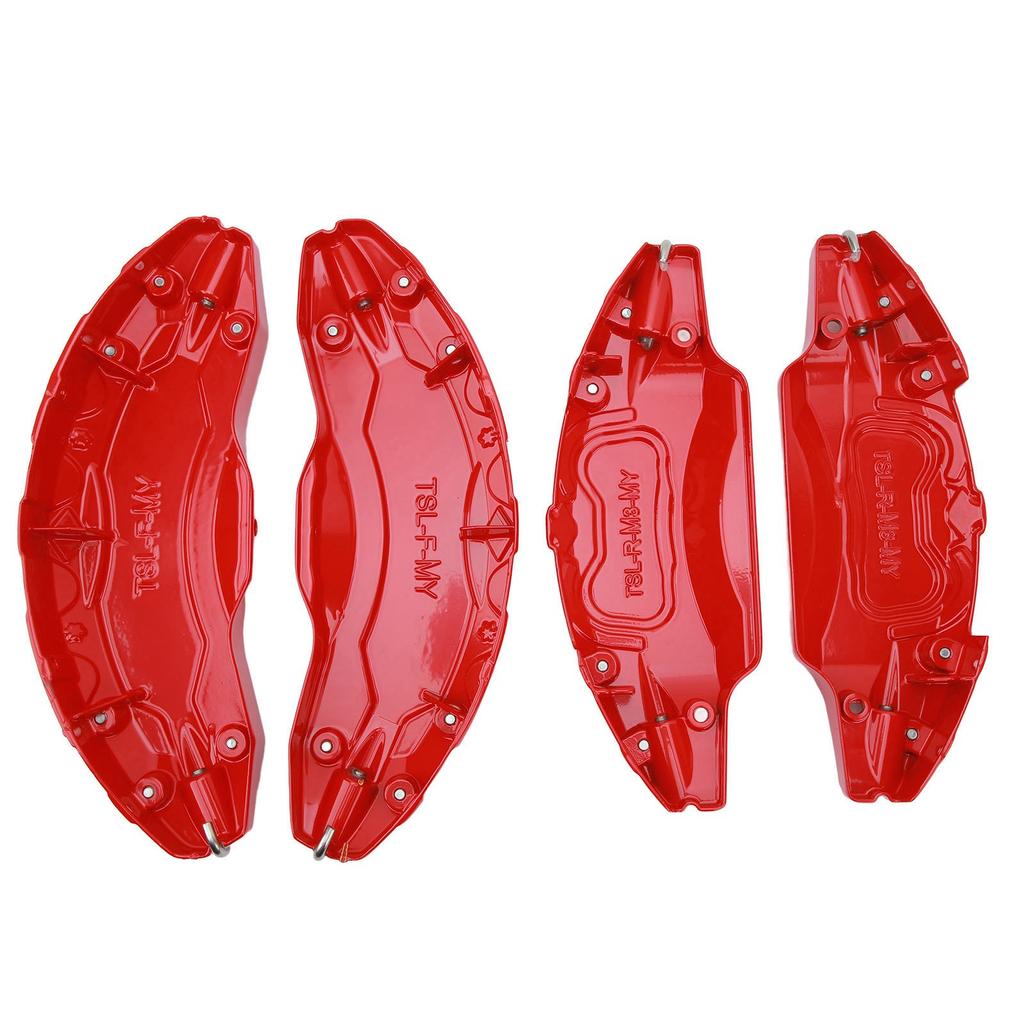 4 Stück 19 Zoll 20 Zoll Radnaben-Bremssattelabdeckungen Aluminiumlegierung Scheibenbrems-Bremssattel Schutzabdeckung Ersatz für