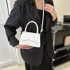 Mini Solid Color Handbag, Simple Square Crossbody Bag, Fashion Shoulder Purse For Women