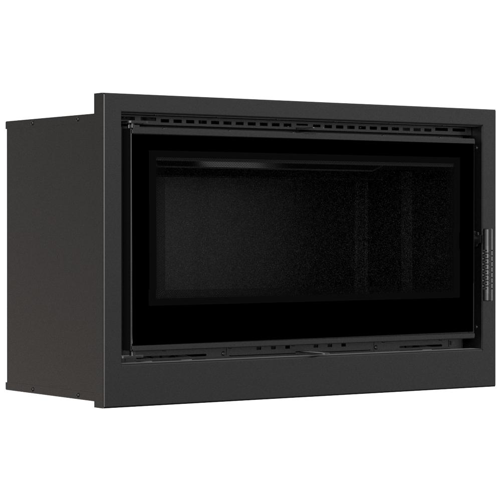 Fireplace cassette KRATKI ARKE 95 14 kW Ø 200 black thermotec