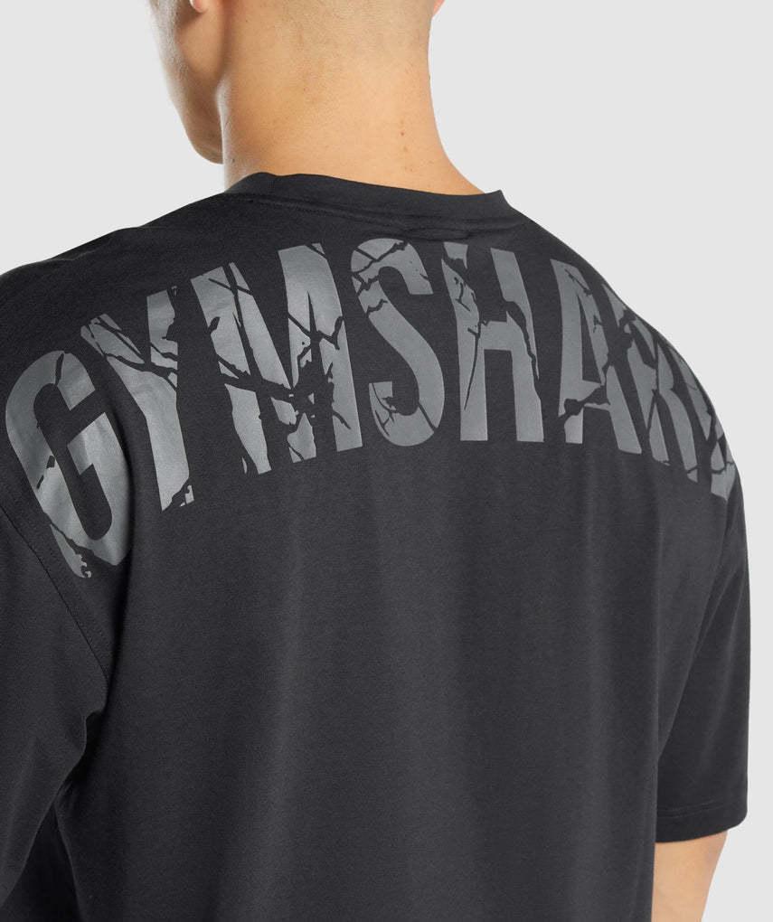 Gymshark Power Fitness Loose Fit Cotton T-Shirt
