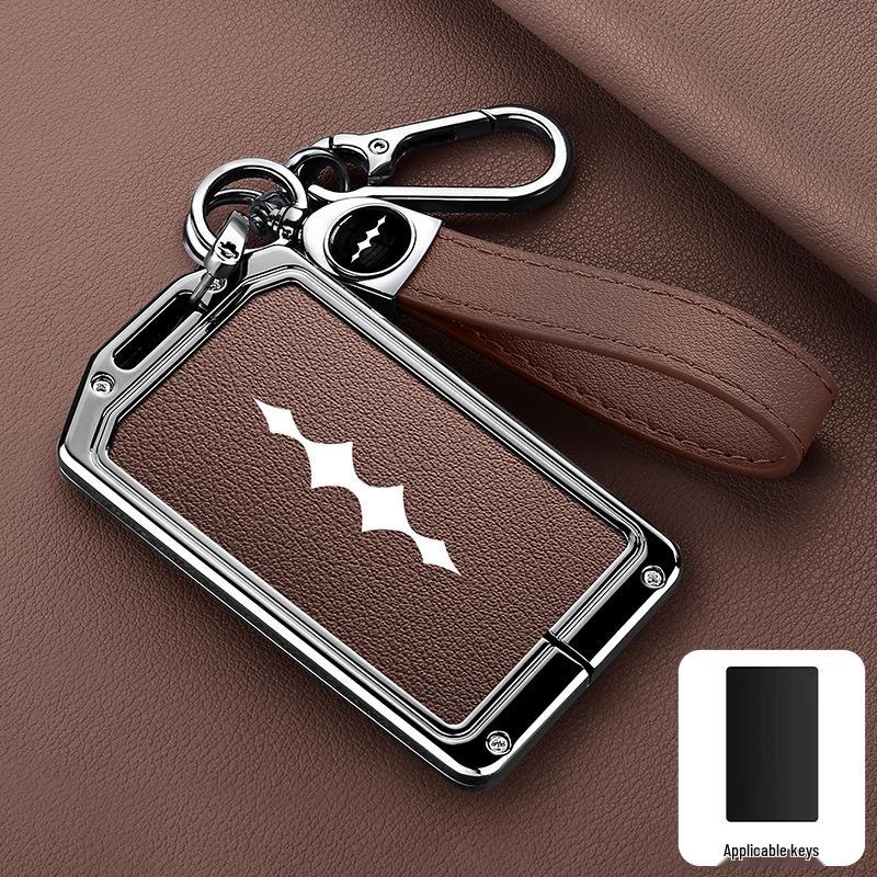 BYD Fangchengbao Metalen NFC Sleutelhanger Shell voor Leopard 5/8, Titanium 3/7 - High-End Bescherming