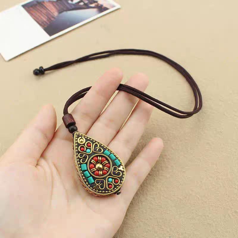 Trendy Tibetan-Nepali Style Earrings: Versatile, Exotic, and High-End Retro Ear Jewelry.