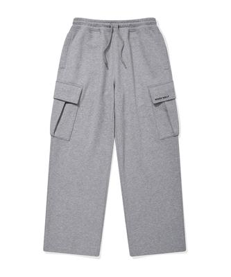 WACKY WILLY Signature Cargo Sweatpants Grey