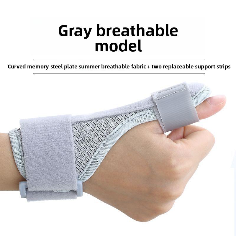 Adjustable Thumb Splint Support Brace Compression Finger Holder Protector Wrist Brace for Sprains Strains Arthritis Tendonitis