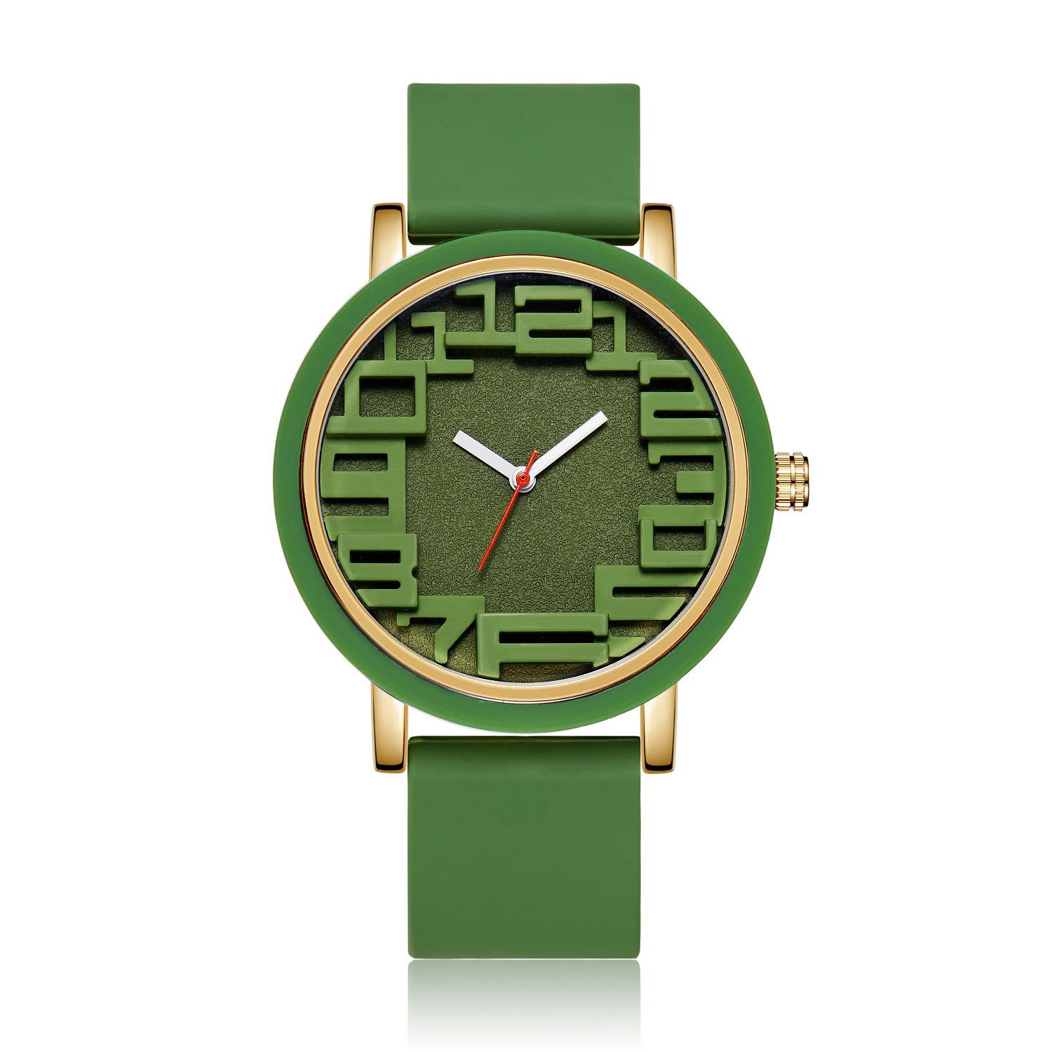 

Новые простые модные повседневные часы силиконовые спортивные кварцевые часы