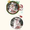 Santa Claus Christmas Eve Snack Packaging Bag Elk Snowman Reusable Drawstring Tote Bag Christmas Wrapping Bags