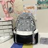 Schoolbag Korean Version of High-value Backpack for Women's Simple and Versatile Large-capacity Mori Sweet Junior High School Students Lightweight 