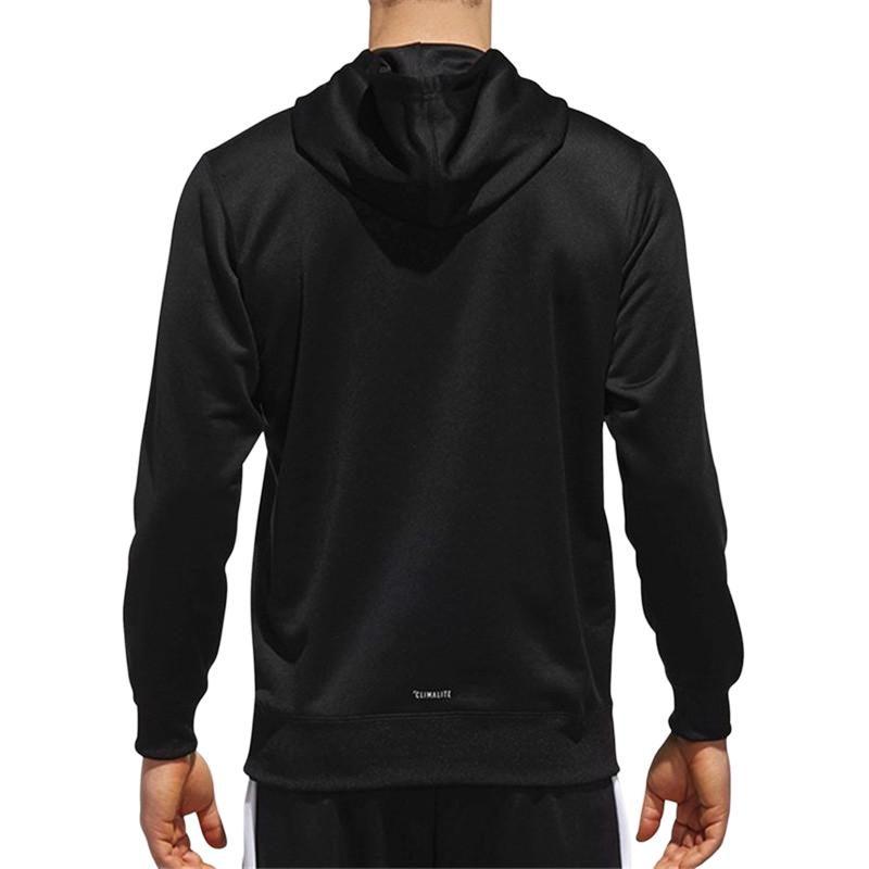 Adidas Sweatshirts Men's Black Hooded Moderate Regular DN1416