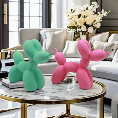 Cute Simple Solid Color Balloon Dog Ornament Home Desktop Accessories Hot Selling Fashion Creative Commemorative GiftDecorations