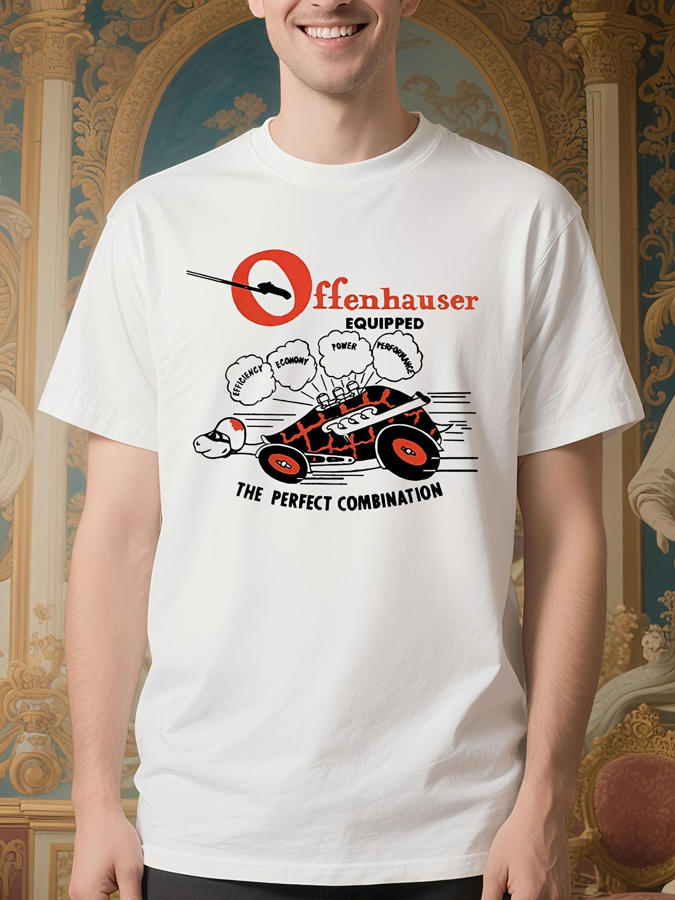 Vintage Offenhauser Hot Rod Drag Race Graphic Cotton T-shirt XXXXL