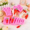 3D Carrot Bunny Silicone Mold Food Grade Chocolate Mold for Fondant Cake Decor