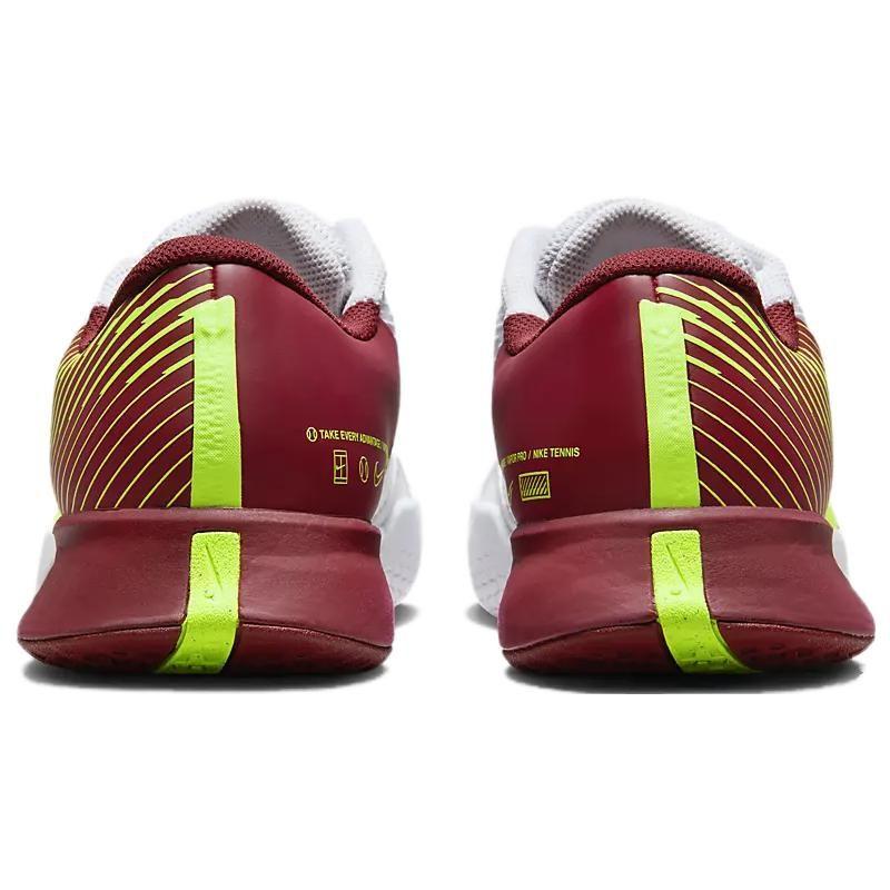 Nike Court Air Zoom Vapor Pro 2 HC Men's White Team Red Lime Blast DR6191-104