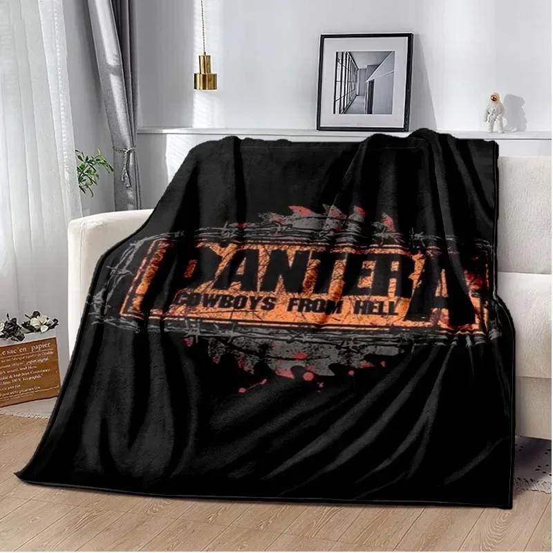Κουβέρτα US Pantera Band Πόστερ Dimebag Darrell Τυπωμένη, για Σαλόνι, υπνοδωμάτιο, σπίτι, αυτοκίνητο, γραφείο, Δώρο για φίλο, εσύ Αγαπάς