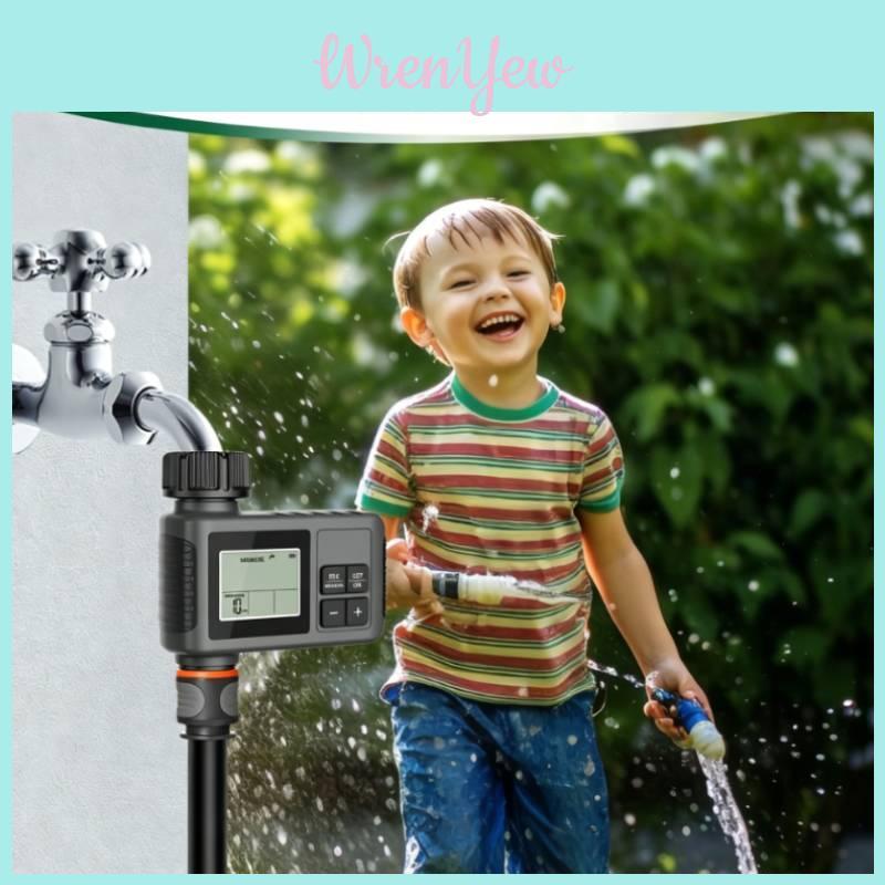 Outdoor Garden Irrigation Timer With Automatic Water Control For Home Garden And Agriculture