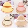 Solid Color Summer Kid Sunhat Korean Style Children's Empty Top Cap Candy Color Bucket Hat  Girls
