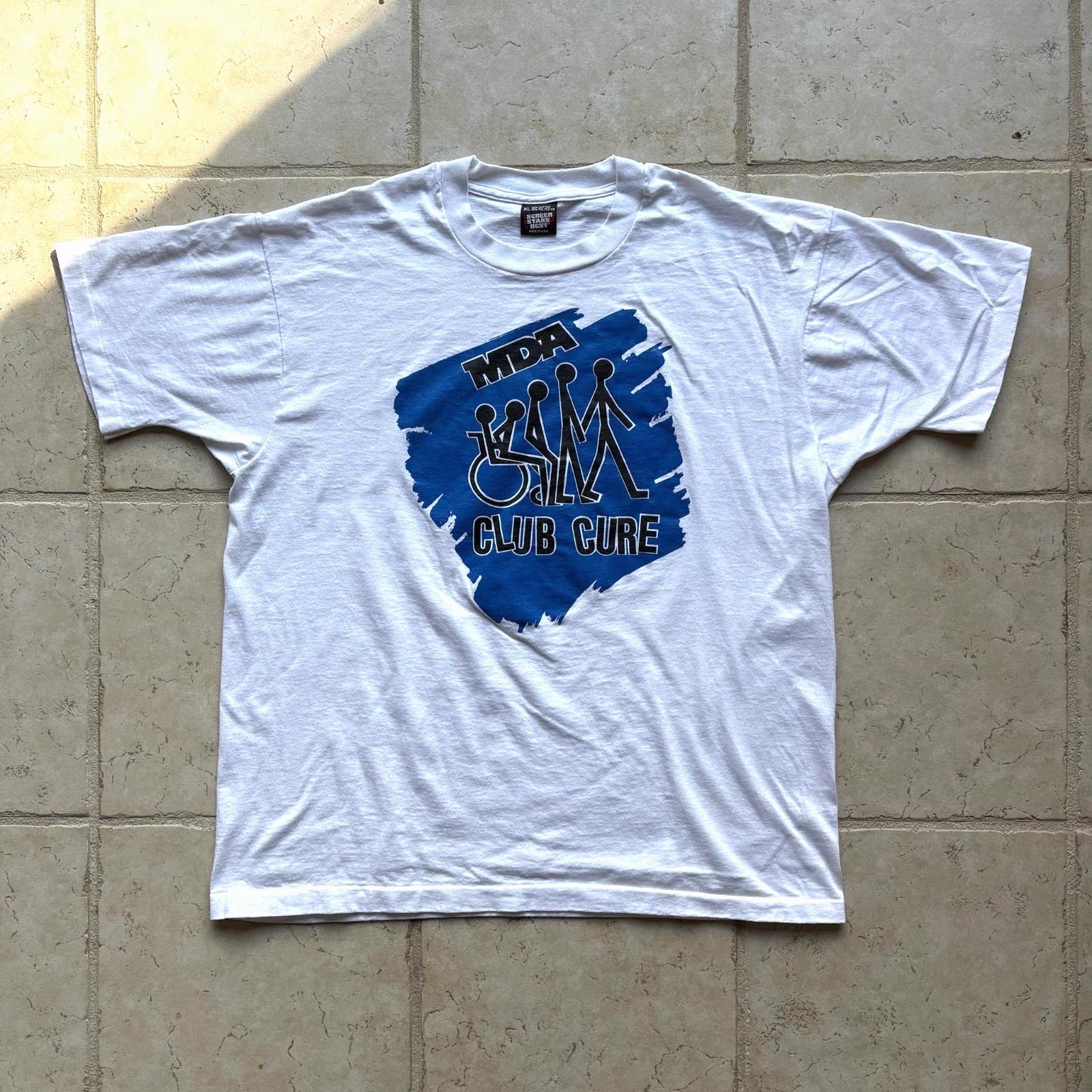 

1993 Vintage MDA Cycling Classic Family Bike Tour Tee USA Made Single Stitch XL XL