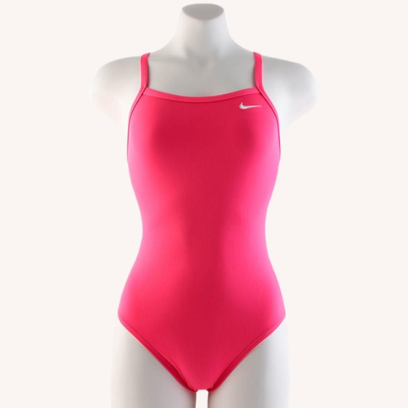Nike Women S hydraStrong anSwer Solid Racerback SwimSuit Gorge Green neSSa017