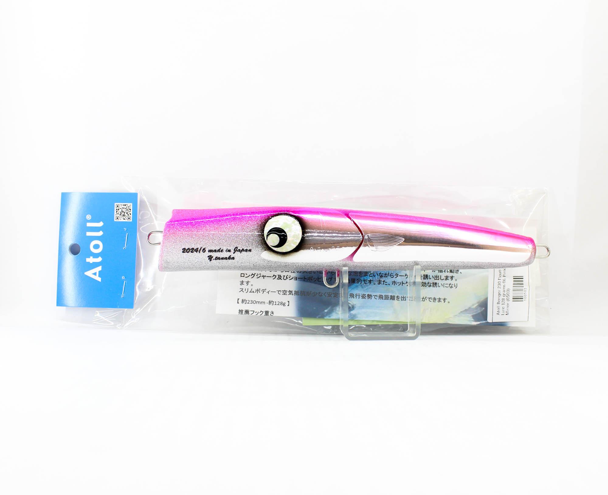 

Atoll Bonger 230 Floating Lure 128 grams 06 Pink Mirror (0503)