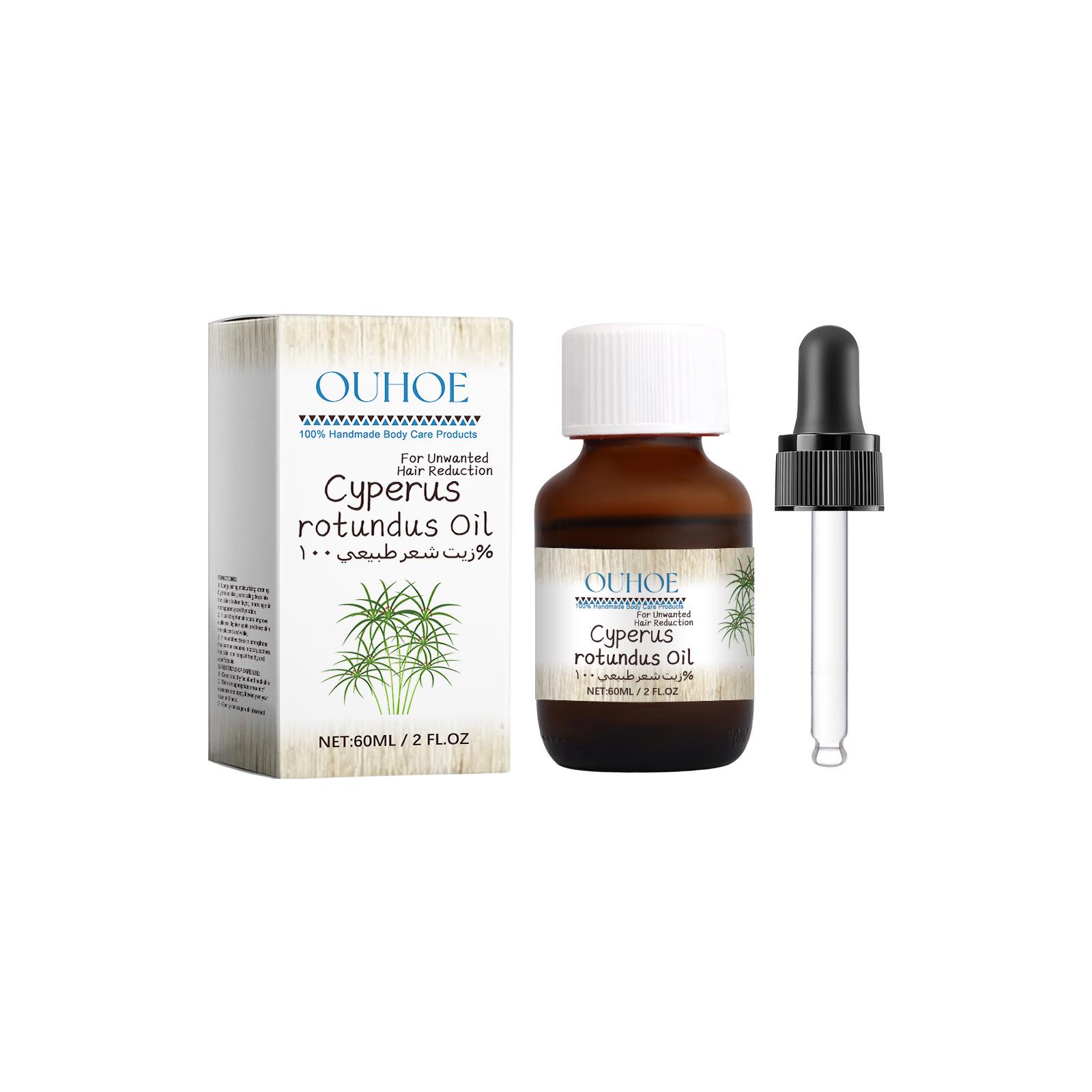OUHOE Cyperus Rotundus Essential Oil - Gentle, Nourishing Care for Soft, Lightly Moisturized Skin